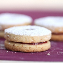 Hazelnut Linzer Cookies