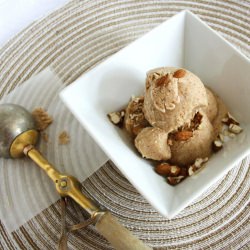 Almond Butter Banana Ice Cream