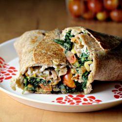 Veggie and Rice Burritos