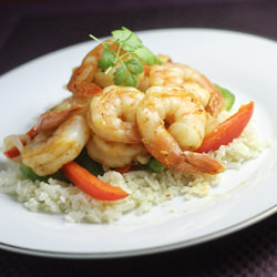 Orange-Chipotle Shrimp