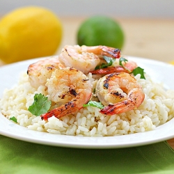 Citrus Shrimp with Lemon Rice