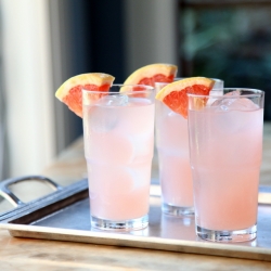 Rhubarb Grapefruit Cocktail