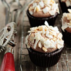 Coconut-Mocha Cupcakes