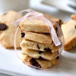 Coconut Chocolate Chip Shortbread