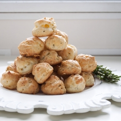 Rosemary and Garlic Gougères