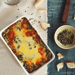 Cheesy Creamy Spinach Artichoke Dip