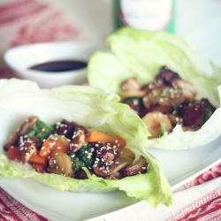 Teriyaki Chicken Lettuce Wraps