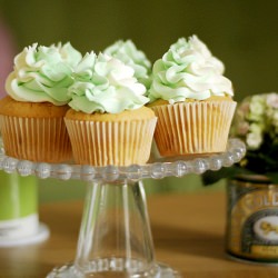 Wasabi & White Chocolate Cupcakes