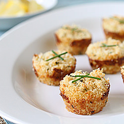 Mini Cream Cheese Crab Cakes