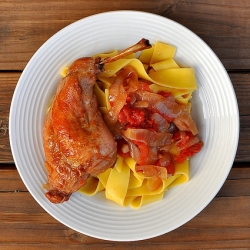 Rabbit with Pappardelle