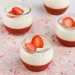 White chocolate mousse