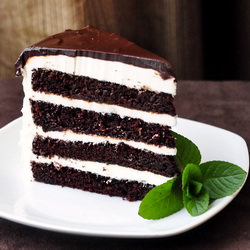 Midnight Mint Chocolate Cake