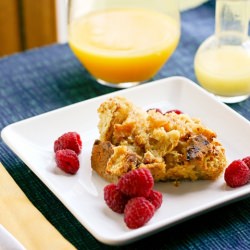 Citrus Raisin Bread Pudding