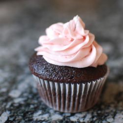 Chocolate Strawberry Cupcakes