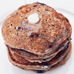 Blueberry Oat Pancakes