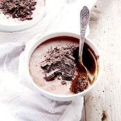 Mousse glacée au chocolat