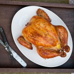 Beer Brined Roast Chicken