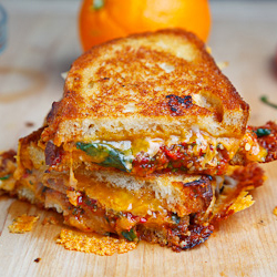 Sweet Chili Chicken Grilled Cheese