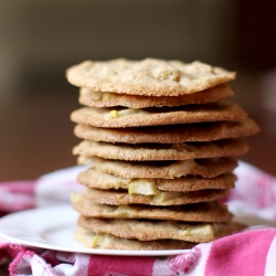 Baked Apple Cinnamon Cashew Cookies