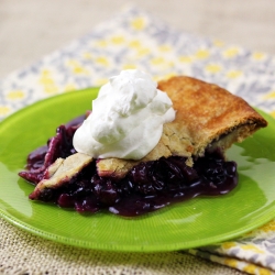 Blueberry Rhubarb Pie