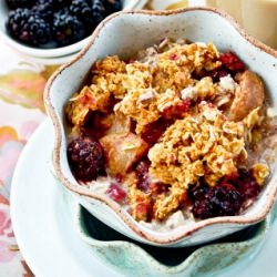 Blackberry Pear Crisp