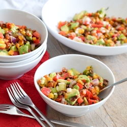 corn & avocado salad