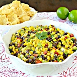 Chipotle, Corn and Avocado Dip