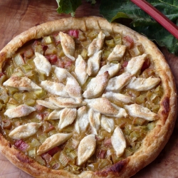 Rhubarb Galette