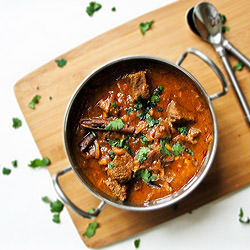 Lamb Curry With Apricots & Almond