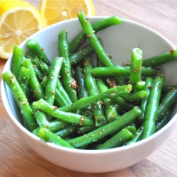 Green Beans with Agave Vinaigrette