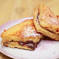 Chocolate Brioche French Toast