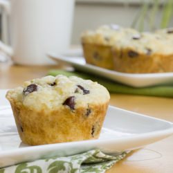 Chocolate Chip Sour Cream Muffins