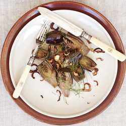 Baby Artichokes & Crispy Fennel