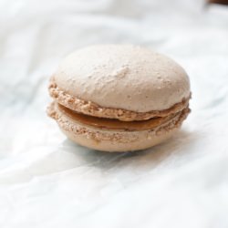 Dulce De Leche & Chocolate Macarons