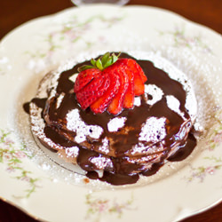 Mexican Chocolate Pancakes