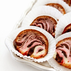 Neapolitan Zebra Cake