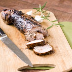 Balsamic- Garlic Pork Tenderloin