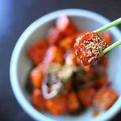 Korean Spicy Quick Braised Tofu