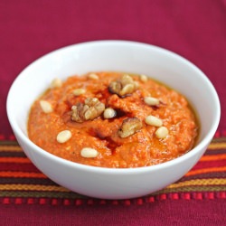 Roasted Red Pepper Walnut Dip