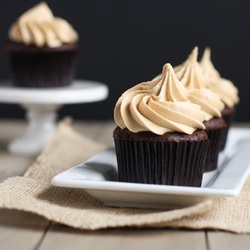 Chocolate Cupcakes w/ Biscoff Icing