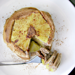 Upside down pineapple pancakes