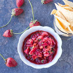 Strawberry Rhubarb Salsa