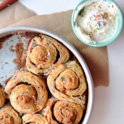 Sprinkley Cinnamon Rolls