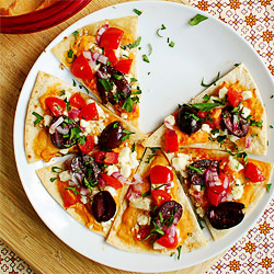 Greek Salad Nachos