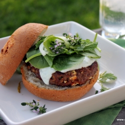 Spicy Lamb Burgers