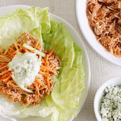 Buffalo Chicken Lettuce Wraps