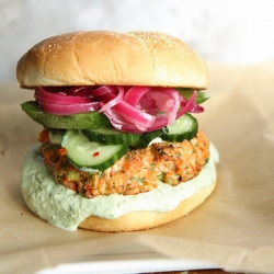 Asian Salmon Burger