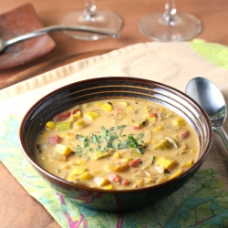 Sweet Corn and Squash Chowder