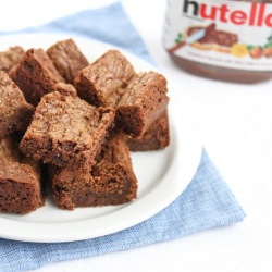 Chewy Nutella Blondies