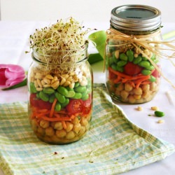 Spring Salad in a Jar